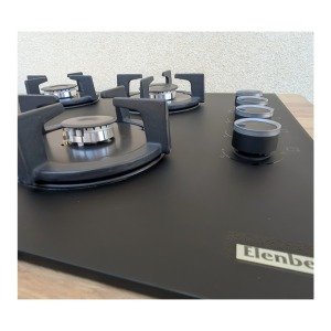 ჩასაშენებელი ქურის ზედაპირი ELENBERG EBG C6-40BF MAGIC GLASS