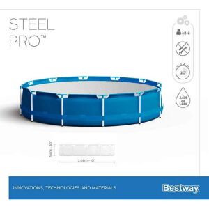 კარკასული ბასეინი BESTWAY 56677 (305*76 სმ, 4678 ლიტრი)