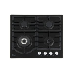 ჩასაშენებელი ქურის ზედაპირი MIDEA MG696TGB BLACK