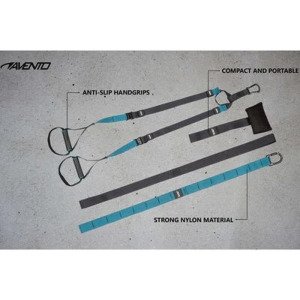 ფუნქციური სავარჯიშო AVENTO SUSPENSION TRAINER SET 42HN BKB