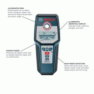 მეტალის დეტექტორი BOSCH GMS 120 PROFESSIONAL