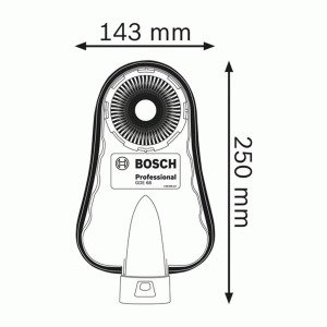 მტვრისგან დამცავი მოწყობილობა BOSCH GDE 68 PROFESSIONAL