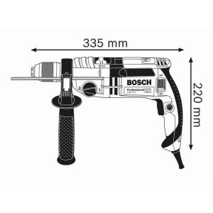 ბურღი (დრელი) BOSCH GSB 24-2 (1.100 W)
