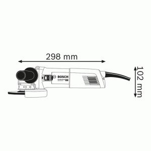 კუთხსახეხი BOSCH X LOCK GWX 14-125 (1400 ვატი)