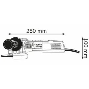 კუთხსახეხი BOSCH GWX 9-125 S X LOCK (900V)