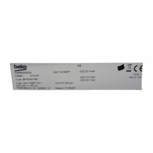 გაზქურა BEKO FSE 63330 DX Superia