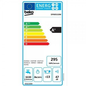 ჭურჭლის სარეცხი მანქანა BEKO DFN05310W SUPERIA