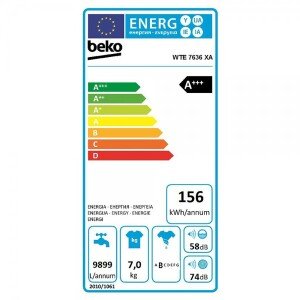 სარეცხი მანქანა BEKO WTE 7636 XA