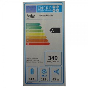 მაცივარი BEKO RDSE510M21S Superia