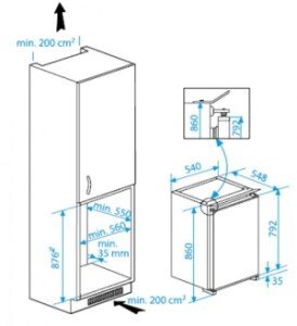 მაცივარი BEKO B 1751